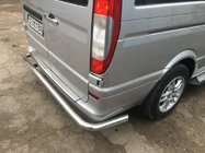 Mercedes Vito W639 2004–2014 Achterbeschermbeugel AK005 (RVS) foto 2