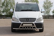 Mercedes Vito W639 2004–2014 Bullbar WT004-Plus met zijbeugels (RVS) foto 1