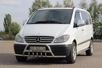 Mercedes Vito W639 2004–2014 Bullbar WT004-Plus met zijbeugels (RVS) foto 3