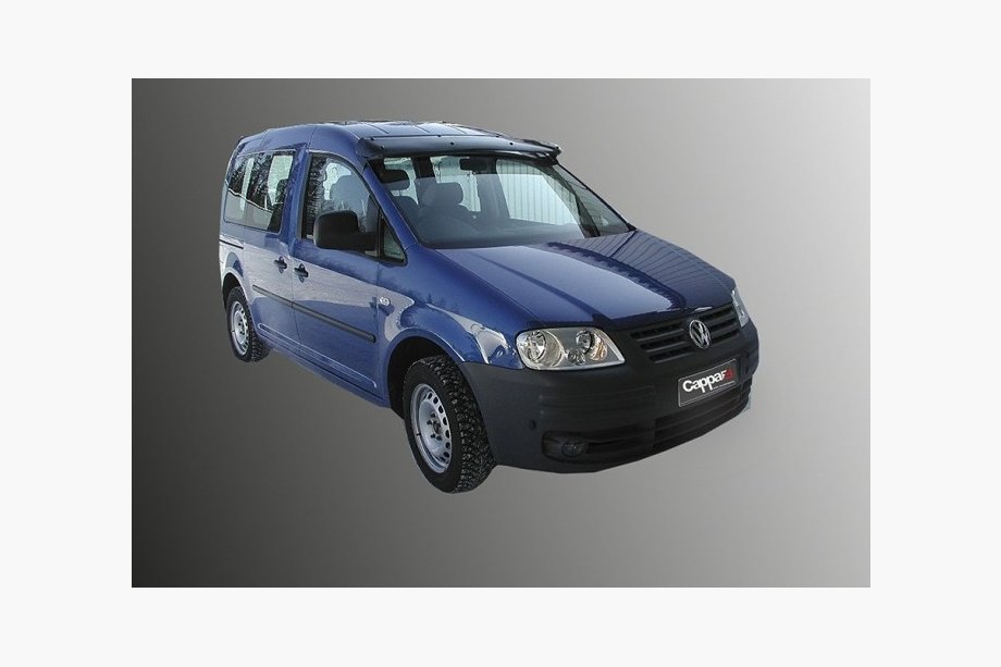 Volkswagen Caddy 2004–2010 Voorruitvizier (zwart hoogglans, 5 mm) Foto 2