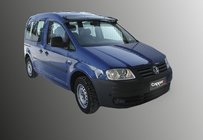 Volkswagen Caddy 2015–2020 Voorruitvizier (zwart hoogglans, 5 mm) foto 2