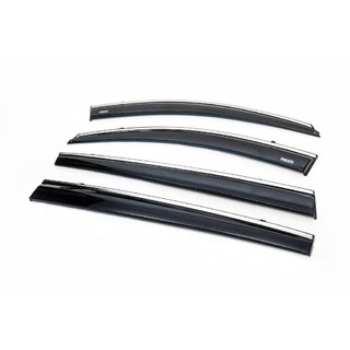 Raamwindschermen met chromen sierlijst (set van 4, Niken) Kia Sportage 2010–2015 foto 2
