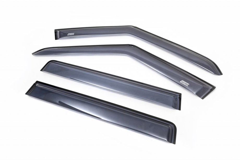 Land Rover Discovery III 2004–2009 Raamwindschermen (4 stuks, Niken) Image