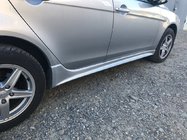 Mitsubishi Lancer X 2008– Zijskirts (2 stuks, overspuitbaar) foto 1