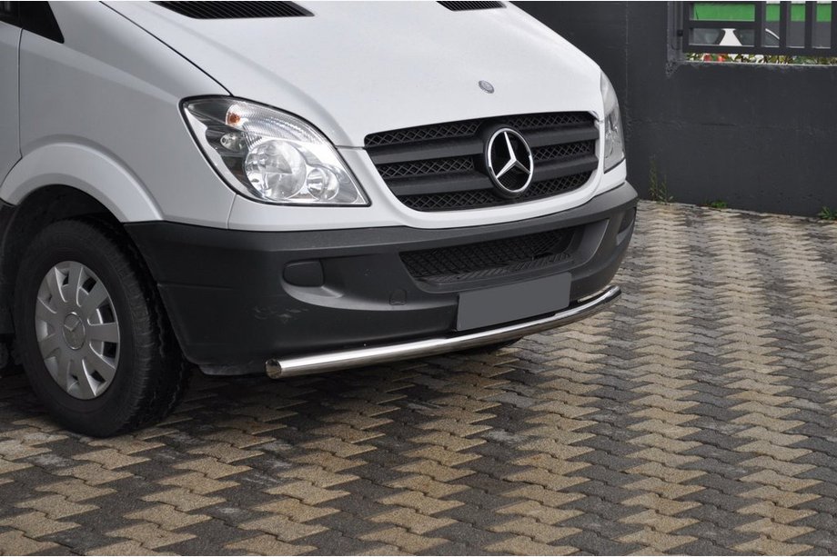 Mercedes Sprinter W906 2006–2018 Voorste onderbeschermbeugel ST008 (RVS) 2006-2013, 70 mm Image