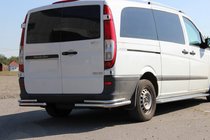 Mercedes Viano 2004–2014 Achterhoekstukken AK003-Double (2 st., RVS) foto 1