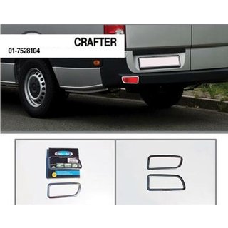 RVS reflector sierlijsten (set van 2) Volkswagen Crafter 2006–2016 foto 4