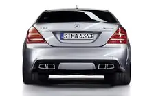 Mercedes S-сlass W221 2005–2013 AMG S63 uitlaatsierstukken foto 2