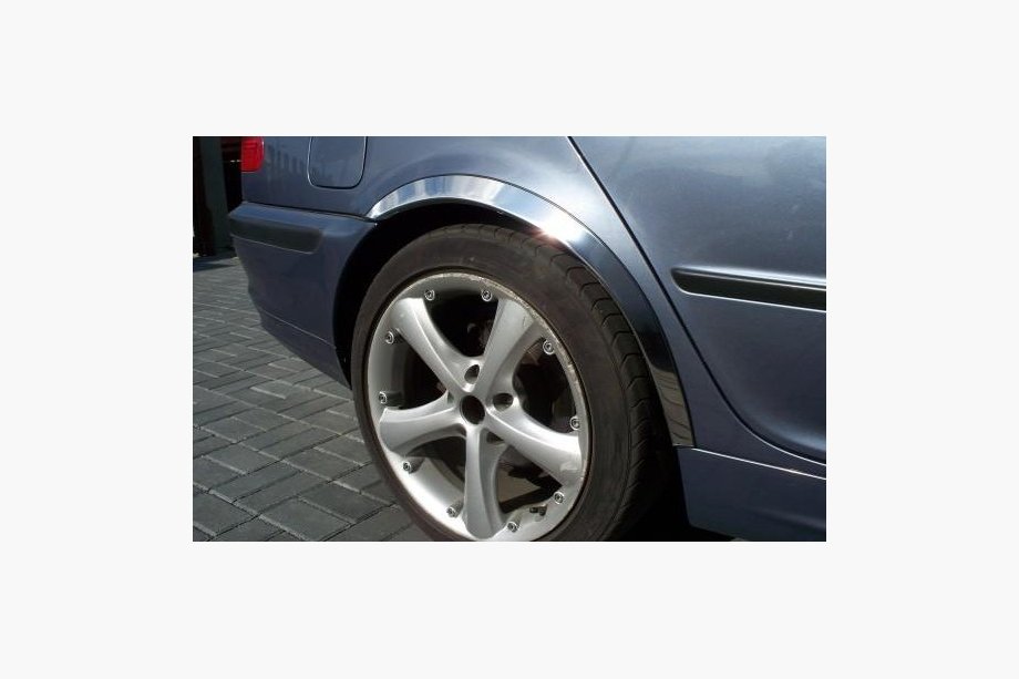BMW 3 Serie E46 1998–2006 RVS wielkastlijsten (set van 4 stuks) Foto 1