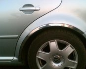 Renault Sandero 2013–2022 RVS wielkastlijsten (set van 4 stuks) 2013-2016 foto 1