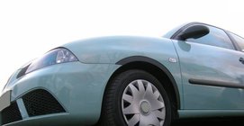 Seat Ibiza 2002–2009 Wielkastverbreders (set van 4, zwart) foto 1