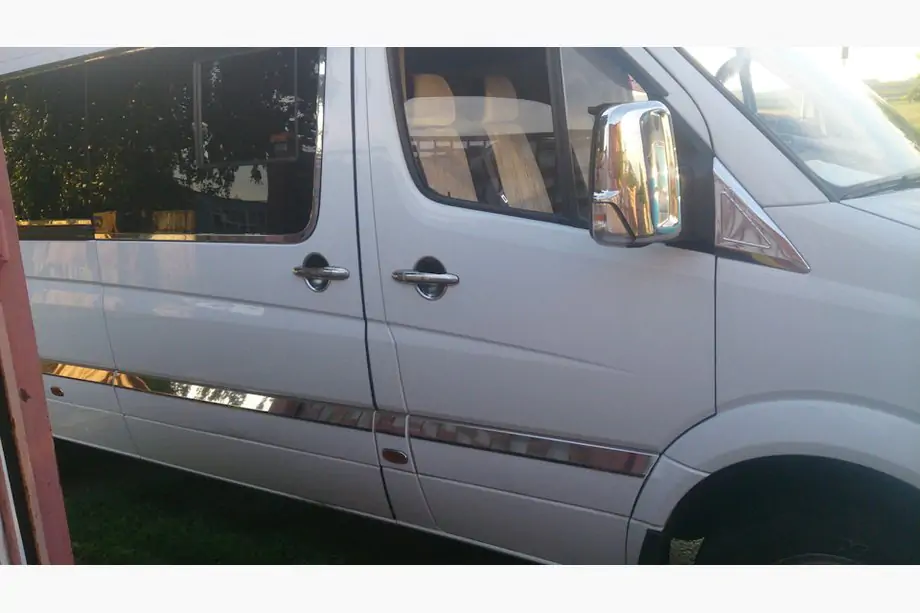 Mercedes Sprinter W906 2006–2018 RVS deurgreepkommen (4 stuks) Foto 2