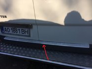 Mercedes Sprinter W906 2006–2018 Achterbumperbeschermplaat mat (Omsa, RVS) foto 2