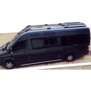Shark dakrails (zwarte voeten) Mercedes Sprinter W906 2006–2018 foto 1