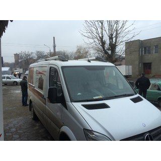 Shark dakrails (zwarte voeten) Mercedes Sprinter W906 2006–2018 foto 3