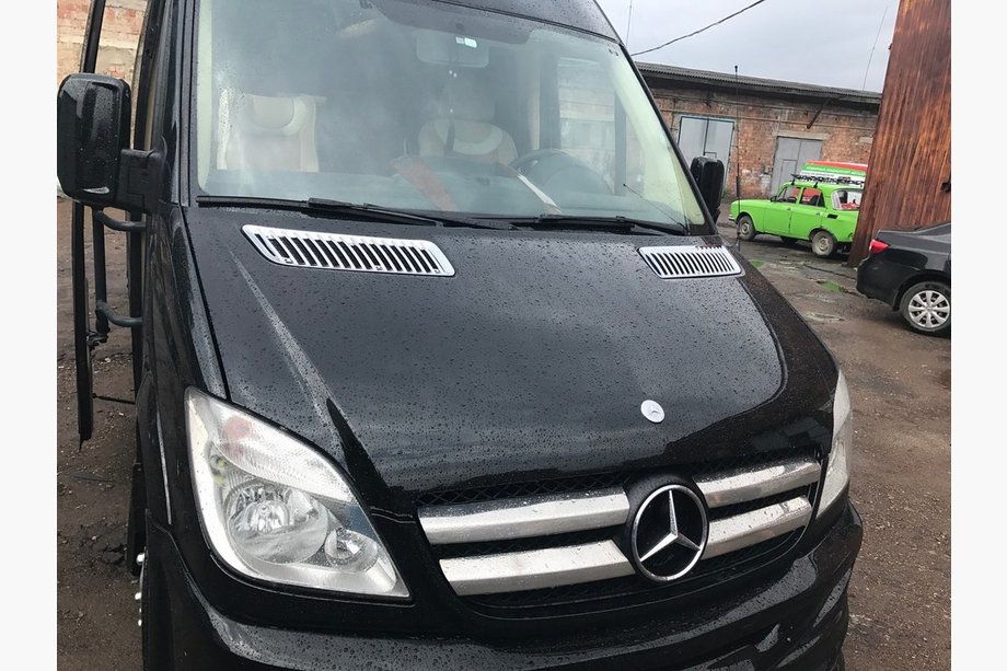 Mercedes Sprinter W906 2006–2018 Grille sierlijsten (2006-2013, RVS) Carmos - Turks staal Image