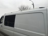 Mercedes Sprinter W906 2006–2018 Dakrails DD 265 cm, Chroom, kunststof voet foto 1