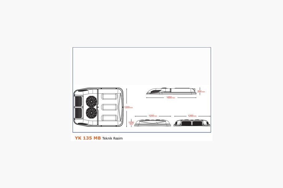 Volkswagen T5 Transporter 2003–2010 Dakairco 13,5 kW (monoblock) Foto 3
