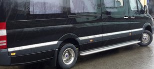 Mercedes Sprinter W906 2006–2018 RVS deursierlijsten ExtraLong. Carmos - Turks staal foto 3
