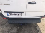 Mercedes Sprinter W906 2006–2018 Achterbumperbeschermplaat mat (Omsa, RVS) foto 3
