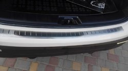 Nissan Qashqai 2014–2021 OmsaLine RVS achterbumperbeschermer (2014-2017) foto 4