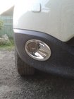 Nissan Qashqai 2007–2010 Chromen sierlijsten voor mistlampen met uitsparing (2 stuks, kunststof) foto 5