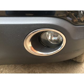 RVS chroom sierlijsten voor mistlampomranding (set 2 stuks) Nissan Qashqai 2007–2010 foto 1