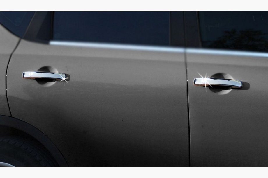 Nissan Qashqai 2010–2014 Deurgreep covers (set 4 stuks, RVS) Met chip, OmsaLine - Italiaans roestvrij staal Foto 5