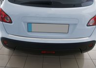 Nissan Qashqai 2007–2010 OmsaLine rvs chromen achterbumperbeschermer Glans, +2 basis foto 1