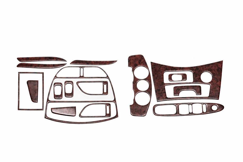 Chery Tiggo 1 2005–2016 Dashboard sierlijstenset (grote set) Titanium Foto 6
