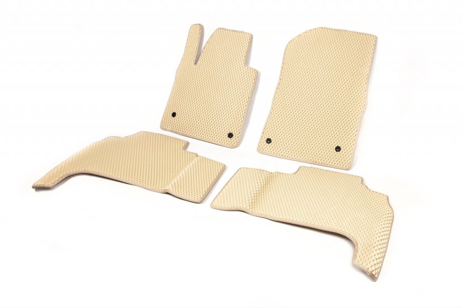 Lexus LX570/450d 2008–2022 Polyurethaan EVA vloermatten voor interieur (2008-2012, beige) Image