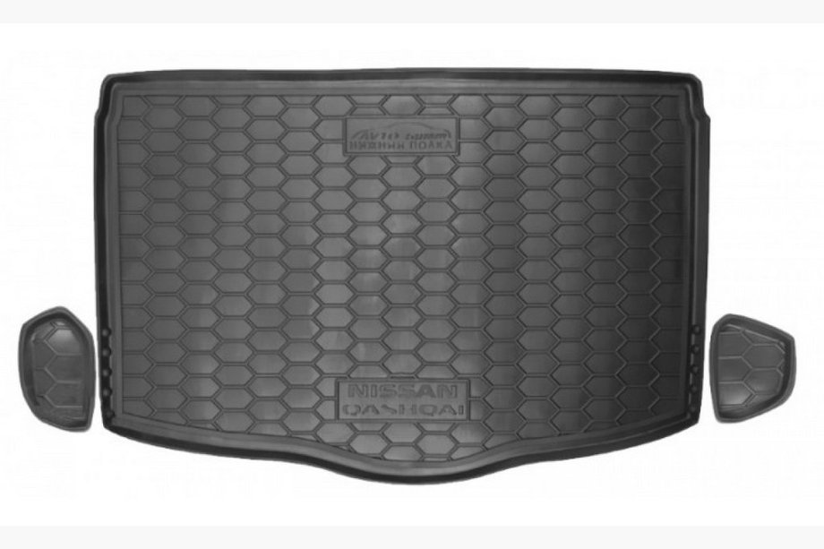 Nissan Qashqai 2014–2021 Kofferbakmat 2017+ onderste laadvloer (Autogumm, rubber) Image