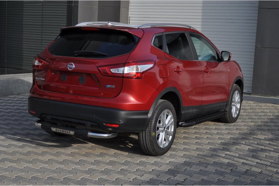 Nissan Qashqai 2014–2021 Allmond Black zijtreden (2 st., aluminium) Image