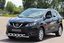 Nissan Qashqai 2014–2021 Voorbeschermbeugel ST015 (RVS) foto 1