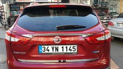 Nissan Qashqai 2014–2021 RVS kofferbakrand OmsaLine - Italiaans roestvrij staal foto 5
