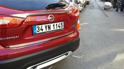 Nissan Qashqai 2014–2021 RVS kofferbakrand OmsaLine - Italiaans roestvrij staal foto 6