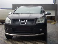 Nissan Qashqai 2007–2010 Voorste beschermbeugel ST008 (RVS) foto 1