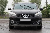 Nissan Qashqai 2010–2014 Voorste beschermbeugel ST008 (RVS) foto 1