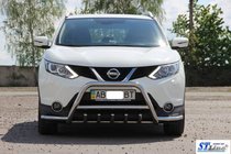 Nissan Qashqai 2014–2021 Bullbar WT003-Plus (RVS) foto 2