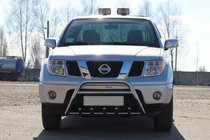 Nissan Navara 2006–2015 Bullbar WT003 (RVS) foto 1