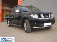 Nissan Navara 2006–2015 Voorbumperbescherming ST008 (RVS) foto 2