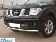 Nissan Navara 2006–2015 Voorbumperbescherming ST008 (RVS) foto 5
