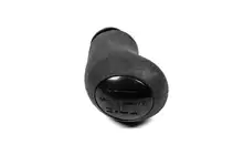 Renault Clio III 2005–2012 Pookknop V1 6R040-S (zwart+zwart) foto 1