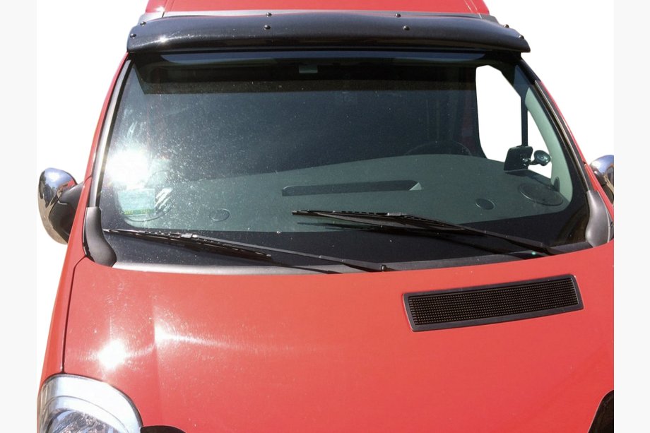 Renault Trafic 2001–2015 Voorruitvizier (zwart hoogglans, 5 mm) Image