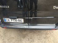 Nissan Primastar 2002–2014 Achterbumperbeschermlijst (Omsa, RVS) foto 2