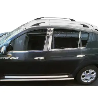 RVS deurstijl sierlijsten Dacia Sandero 2013–2020 foto 1