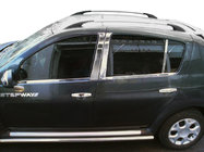 Renault Sandero 2007–2013 Buitenste raamlijstomlijsting RVS (set 4 stuks) foto 3