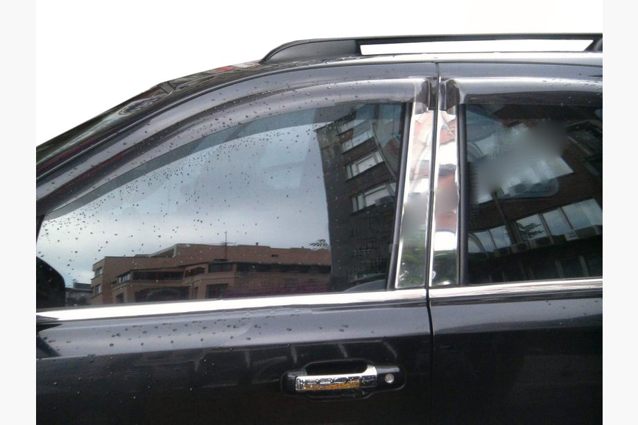 Kia Sorento I BL 2002–2009 Chroom stijlafdekkappen (6-delig, RVS) Image