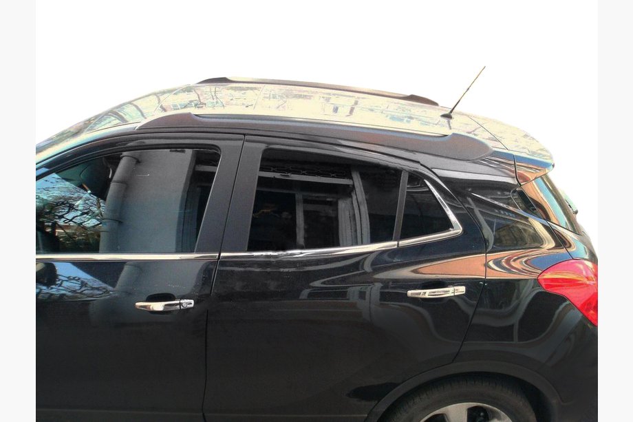 Opel Mokka 2012–2021 Buitenste raamlijsten (8 stuks, RVS) Carmos - Turks staal Image
