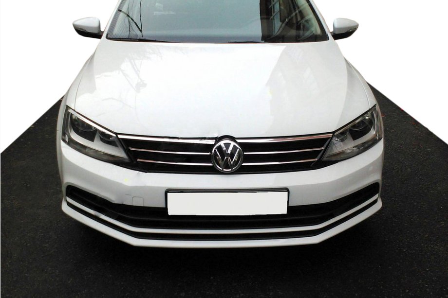 Volkswagen Jetta 2011–2018 Grille sierlijsten 2014↗ (RVS) Image